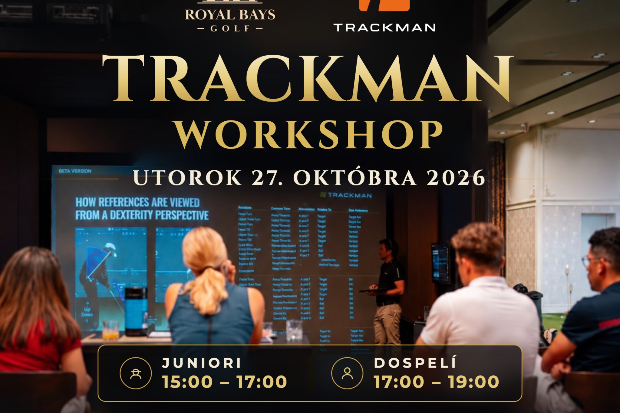 TrackMan Workshop at Royal Bays Golf Club, Tuesday 27 October 2026